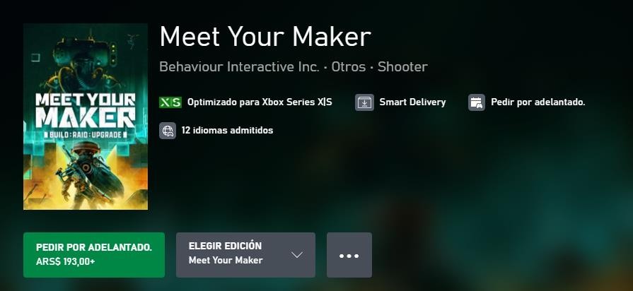 黎明杀机开发商新作《遇见造物主》Xbox阿区临时工定价 仅需6.5元